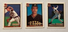 1991 TOPPS / CRACKER JACK MINI BASEBALL Cards