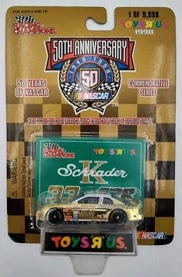 🆕🏎️✅Racing Champions 1998 Nascar Gold Schrader K #33 NASCAR 50th 📸ver fotos📸 Foto 1 de 4