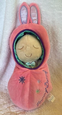 Cápsulas de acurrucarse Hunny Bunny Manhattan Toy Co 2006 rosa con púrpura Foto 1 de 4