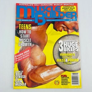 The Muscle Builder Vintage Body Building Magazine June 1991 Rare - Picture 1 of 12