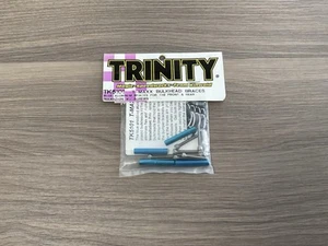 Trinity TK5101 Traxxas T-MAXX Bulkhead Brace Blue Aluminum NIB NEW Rare - Picture 1 of 2