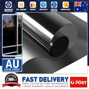 5% Window Film Privacy Anti-Peeping Self-Adhesive Decorative Anti Window Tint - Picture 1 of 31