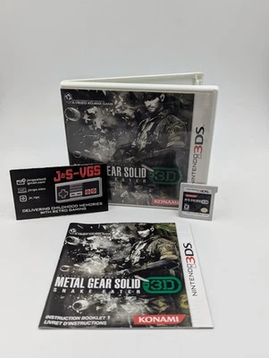 Metal Gear Solid: Snake Eater 3D (Nintendo 3DS, 2012) Auténtico OEM Foto 1 de 4