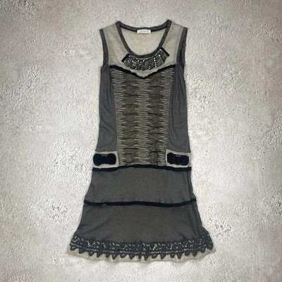 Elisa Cavaletti Y2k Avant Garde Italian Sleeveless Dress Size S - Image 1 of 4