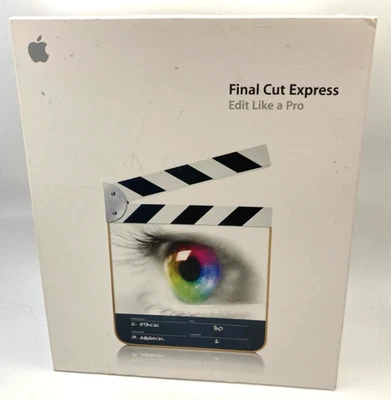 Apple Mac Final Cut Express Software Edit Like Pro 2003 Foto 1 de 4