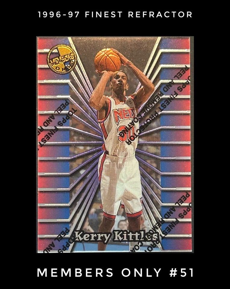 Topps Finest #51 1996 Kerry Kittle solo miembros radiocontrol impecable corte/calidad como nuevo💰 Foto 1 de 3