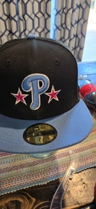 Philadelphia Phillies Hat Cap Fitted Mens 7 3/8 MLB Baseball All Star New Era - Picture 1 of 7