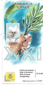 España América UPAEP Hoja Informativa año 1999 (FF-649) - Bild 1 von 1