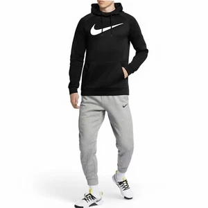 Nike Mens Size XL Big Swoosh Therma-Fit Sweatsuit Hoodie Joggers 2 Piece Set NWT - Picture 1 of 8