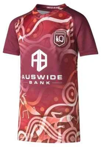 QLD Maroons State of Origin Mens Indigenous Jersey Sizes S-7XL BNWT - Picture 1 of 3