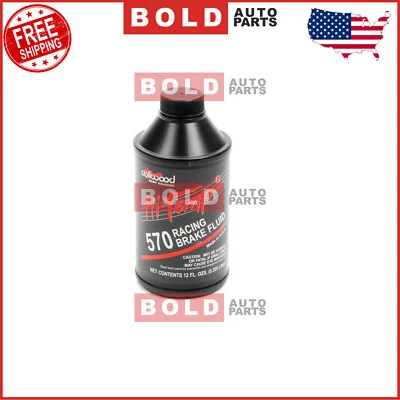 Wilwood 制动液 - 570 高温赛车 - DOT 4 - 12 盎司 - 每 290-0632 — 第 1/2 张图片