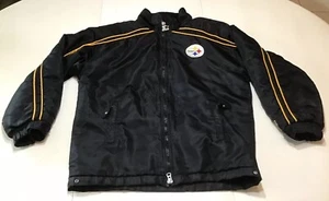 VTG STARTER Pittsburgh Steelers NFL Football Men’s Full-Zip Jacket Size M - EUC - Picture 1 of 9