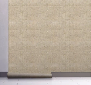 GW6011 Faux Canvas Texture Peel &Stick Wallpaper Roll 20.5in Wide x 18ft Long - Picture 1 of 5