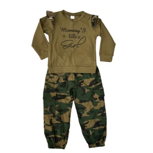 Girls toddler 2 piece set sweatshirt and pants size 4-5 NWT - Picture 1 of 3