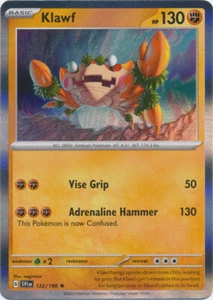 Pokemon Scarlet & Violet Klawf Holo Rare 122/198 - Picture 1 of 1