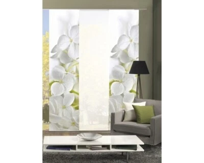 Schiebegardine 3er-Set Padua weiß 60x245 cm - Bild 1 von 3