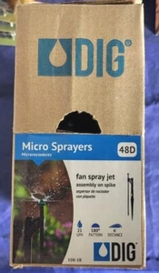 DIG Fan Spray Jet on Spike 25 Count Box - Picture 1 of 3