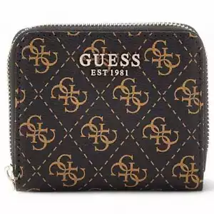 NEW GUESS Wallet ERICA Female Brown - SWQG9510137BNL - Picture 1 of 4