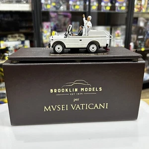 Brooklin Models MV01X MVSEI VATICANI 1:43 scale Fiat Campagnola Popemobile BOXED - Picture 1 of 15