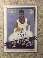2021-22 Onyx Vintage Jaylen Nowell Blue Autograph Auto #JN 