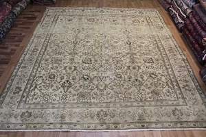 UNA ALFOMBRA DE LANA EXCEPCIONAL PERSA ORIENTAL TEÑIDA HECHA A MANO 350 X 305 CM - Imagen 1 de 10