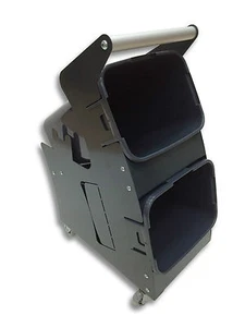 NORDISKA PLAST Set aus 2 x 12 L Mülleimer, mit Recyclingwagen - Bild 1 von 4