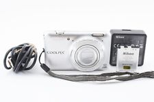 Nikon COOLPIX S6400 16.0MP 12x Digital Camera Crystal silver [Exc++] From JAPAN