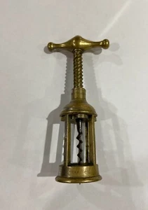 Antique Corkscrew In Brass Alloy - Picture 1 of 2
