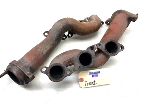 2013-2019 JAGUAR XJ XJL 3.0 V6 LEFT RIGHT EXHAUST MANIFOLD HEADERS PIPE SET OEM. - Picture 1 of 8
