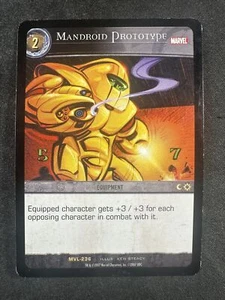 VS System TCG MVL-236 Mandroid Prototype Marvel Legends NM/LP - Picture 1 of 2