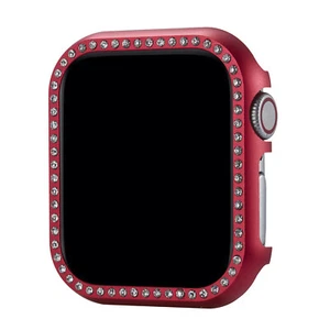 For Apple Watch 10/9/8/7/6/5/4/3 Diamond Bling Bumper Case Aluminum Alloy Cover - Picture 1 of 22