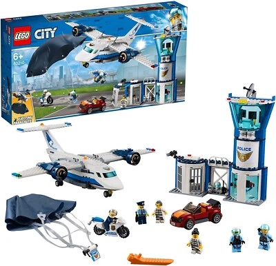 LEGO City 60210 Sky Police Air Base 529pcs Set Building Blocks Toy Kids Construc - Image 1 of 4