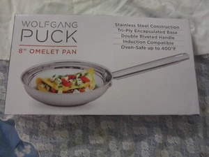 MIP NEU Wolfgang Puck 8" Omelett Pfanne, Edelstahl Pfanne in Box Bratpfanne - Bild 1 von 4