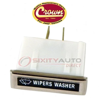 Crown Automotive Dash Indicator Light Set for 1976-1983 Jeep CJ5 - iu Foto 1 de 4