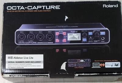 Roland UA-1010 OCTA-CAPTURE 10x10 USB Audio Interface 192kHz/24-bit VS Preamps - Image 1 of 4