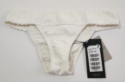 Vix Paula hermanny Swim Bottoms Off White NWT Scales New Band XS Extra Small - Image 1 of 4