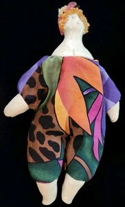 Vintage Poupee Millet Doll Red Big Head, Mod Pattern Cerri Art Doll France 10” - Picture 1 of 9