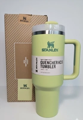 NEW Stanley Quencher H2.0 FlowState  40oz  Tumbler - Citrus Green- Brand New In - Image 1 of 2