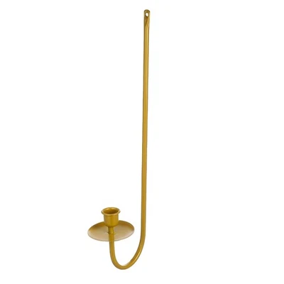  Wall Mounted Candle Sconce Gold Metal Candle Holders Vintage Farmhouse Style - Image 1 of 4