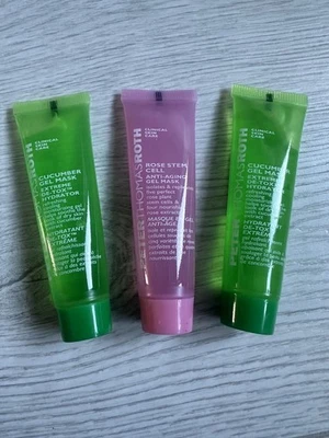 Peter Thomas Roth Gel Mask Cucumber & Rose Stem Hydrating 3x 14ml New & Sealed - Image 1 of 3