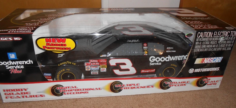 Dale Earnhardt 1:6 scale remote control car, original packaging, never used! - Image 1 of 2