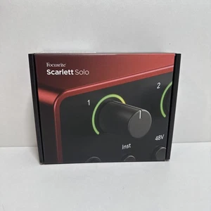 Focusrite Scarlett Solo 4th Gen USB Audio Interface - Picture 1 of 4