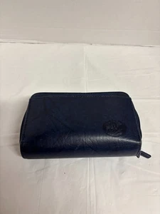 Cartera sin asas Buxton azul marino de cuero de vaca para damas usada en excelente estado - Imagen 1 de 9