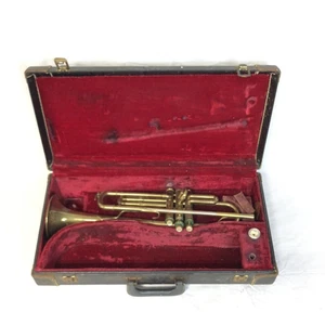 LAFAYETTE by COUESNON PARIS Made In France Bb TRUMPET CASE & MOUTHPIECE #39811 - Bild 1 von 14