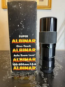 vintage Super Albinar film camera lens in MC auto zoom f=100-200mm F.5.6 (PENTAX - Picture 1 of 4