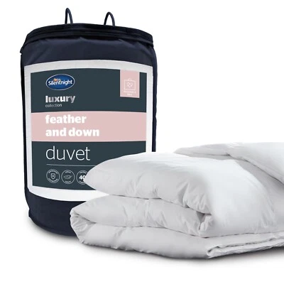 Silentnight Feather and Down 13.5 tog Duvet Anti Allergy Luxury Hotel Quality