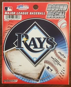 Tampa Bay Rays Decal Sticker Round 4.50 Inch Diameter - Picture 1 of 2