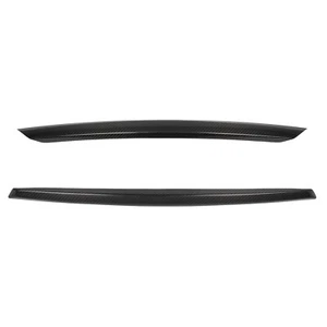 Rear Trunk Trim Lid Covers For 2014-2017 Infiniti Q50 Real Carbon Fiber - Picture 1 of 5