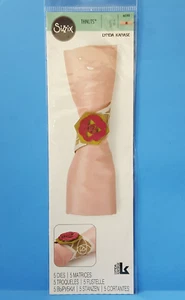 (1 pc) THINLITS DIE NAPKIN RING BY LYNDA KA, 663183, SIZZIX, - Picture 1 of 4