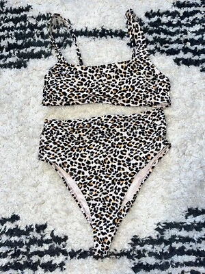 Conjunto de bikini de cintura alta para mujer Foto 1 de 4